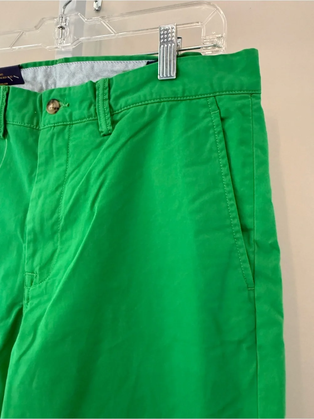Polo Ralph Lauren Men’s Stretch Straight Fit Chinos Bright Green NWT 32/30